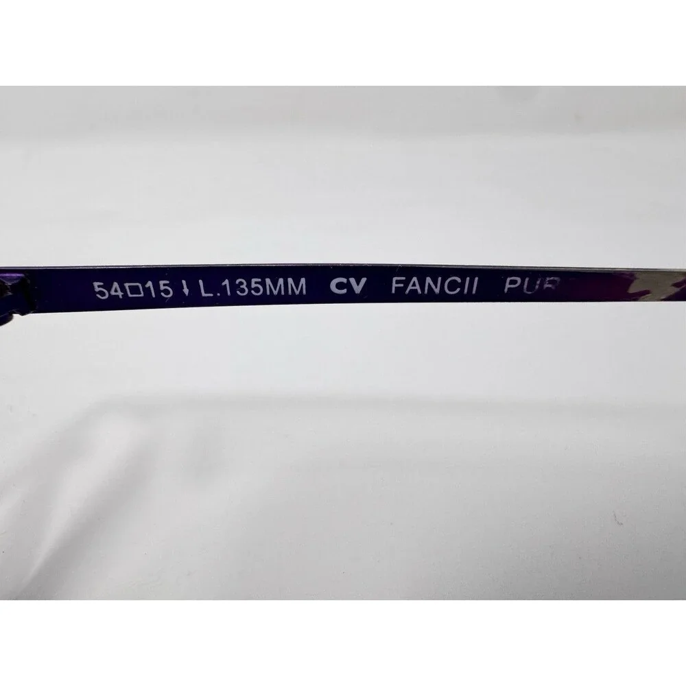 Steve Madden FANCII Eyeglass Frames Only 54-15-135 Purple CV